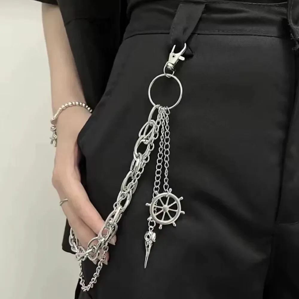 Ship Wheel Wallet Chain